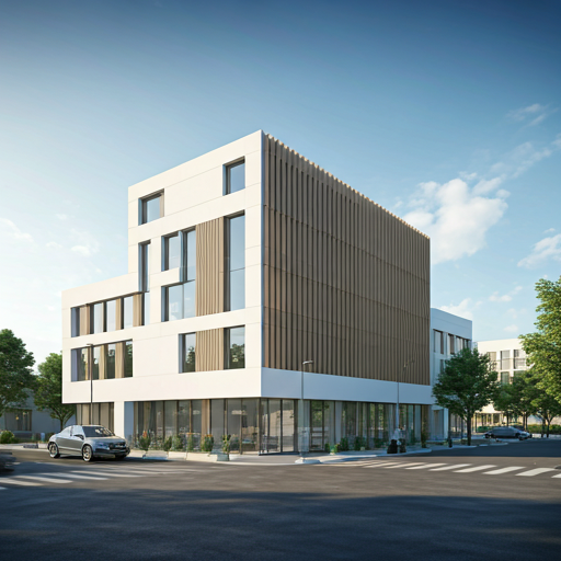 Modern office building